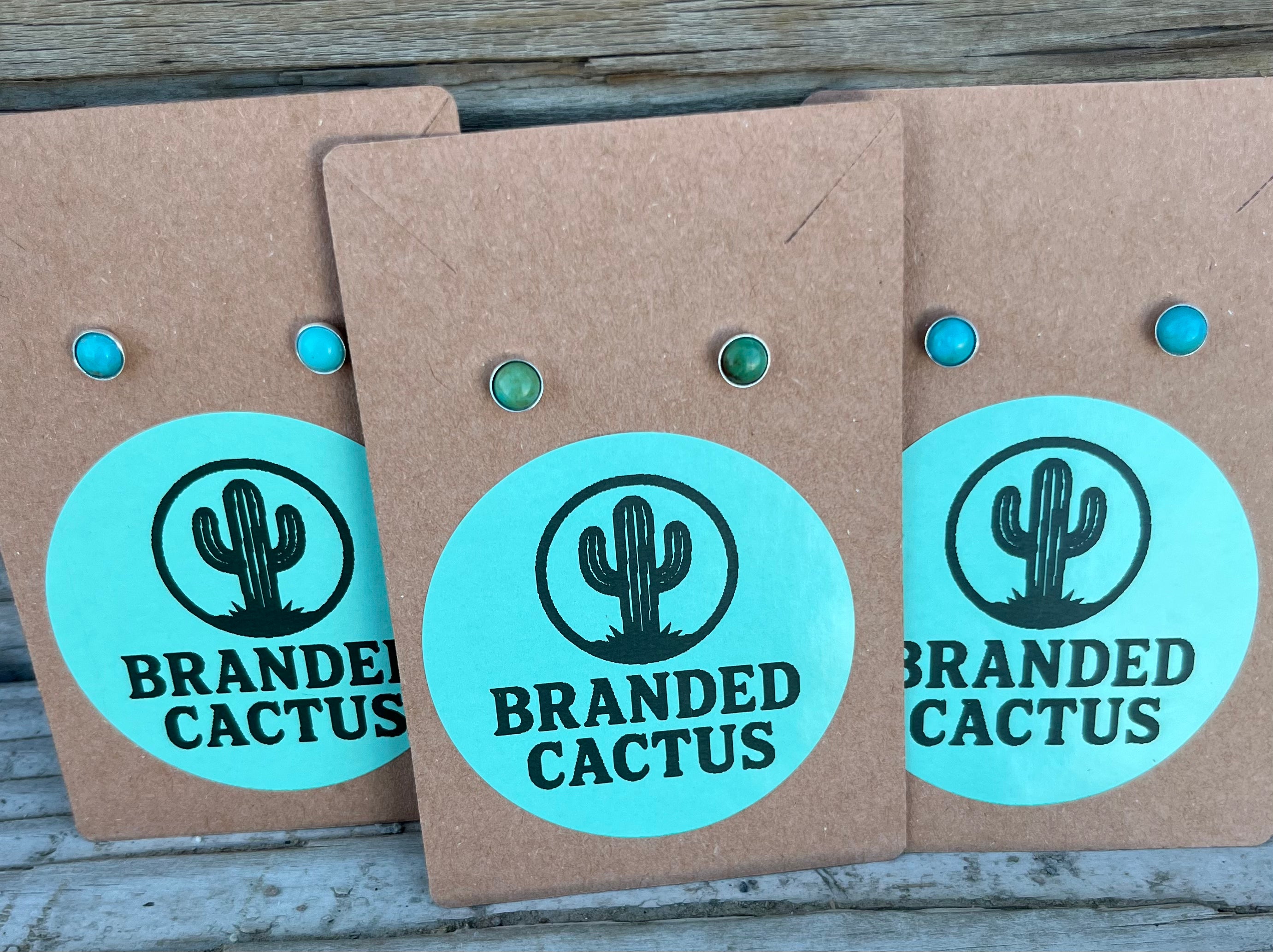 Turquoise Round Studs