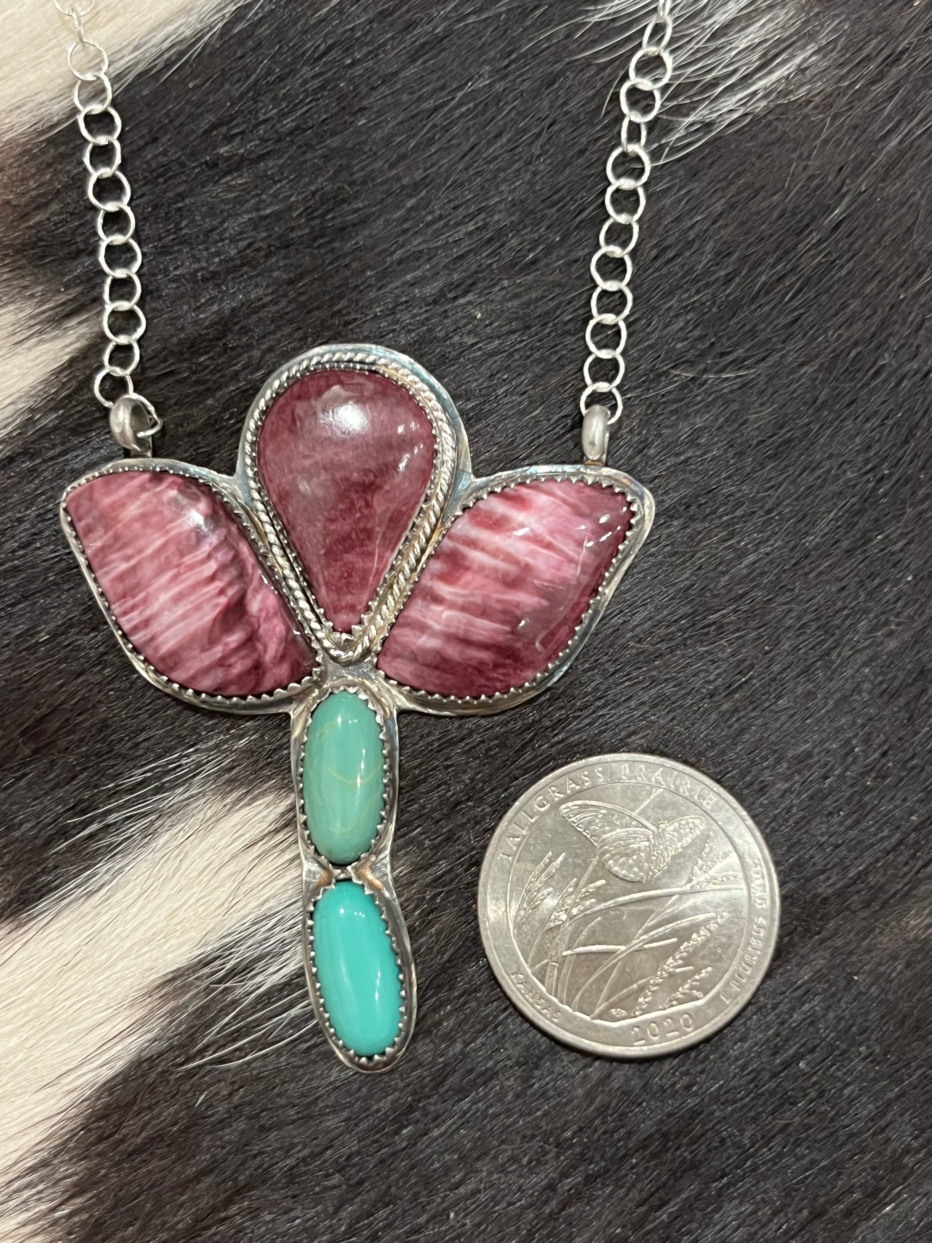 Spring Tulip Necklace