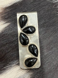 Black Daisy Cash Clip