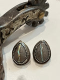 Craiko lake turquoise stud earrings handmade
