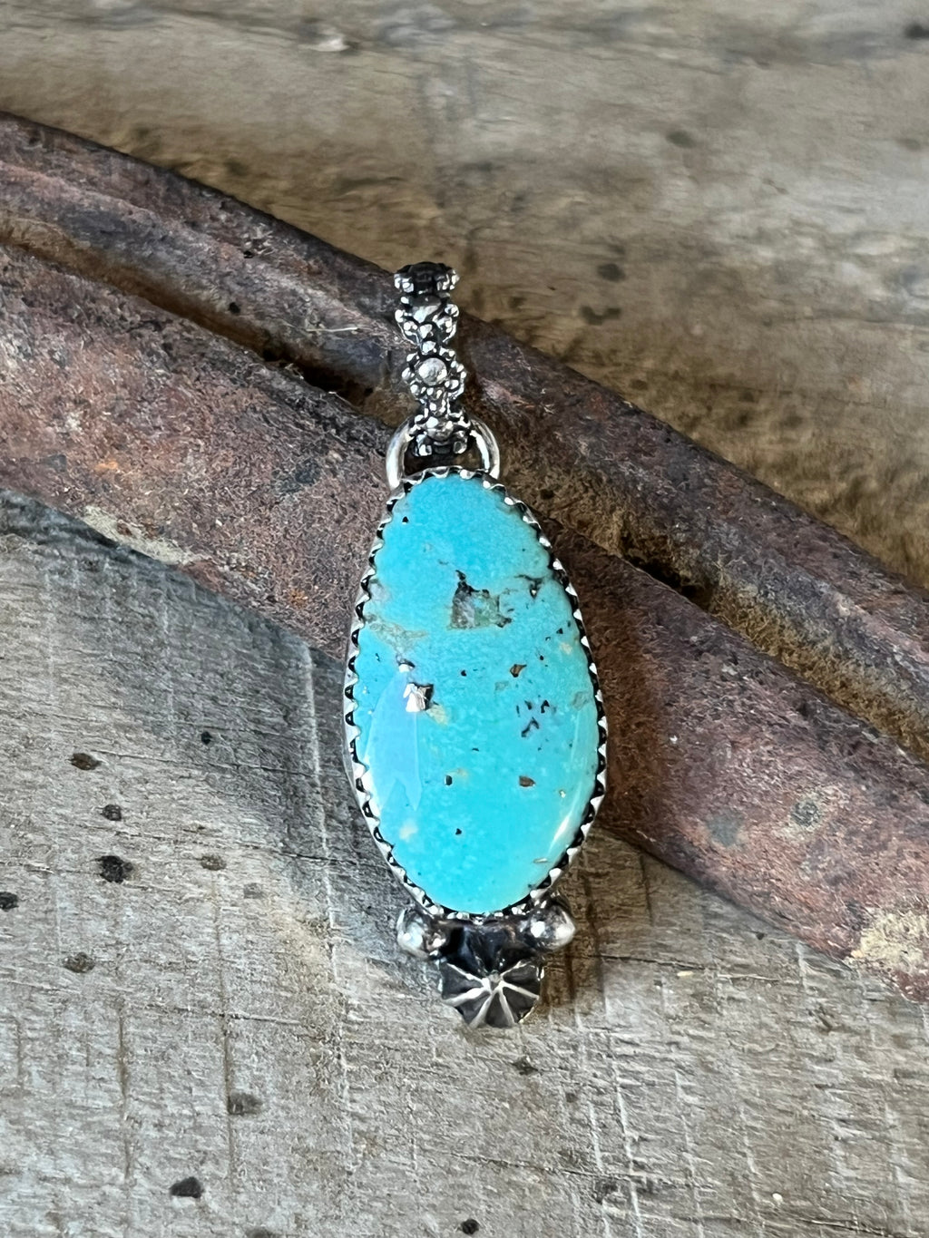 Fox Turquoise Pendant