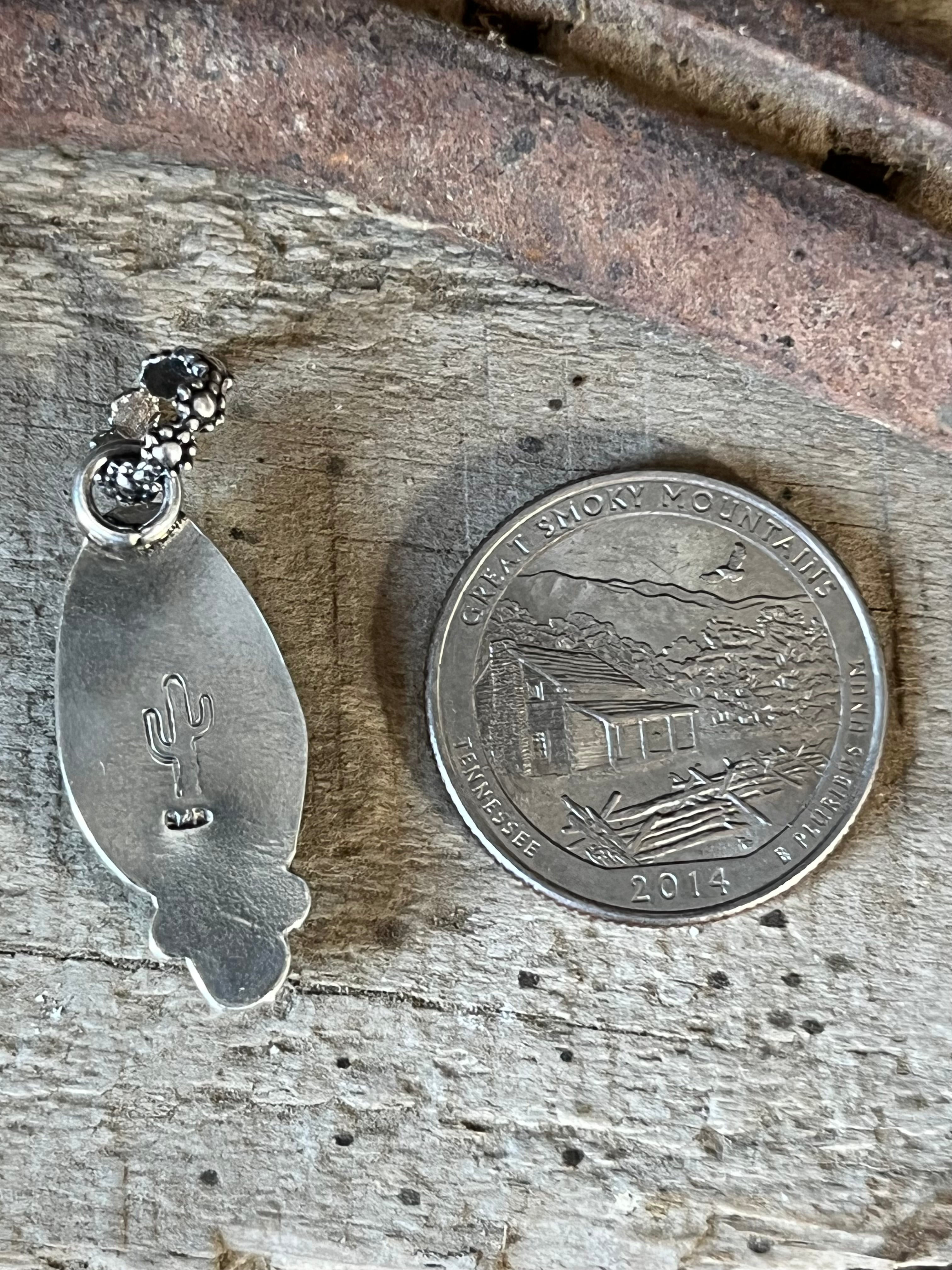 Fox Turquoise Pendant