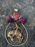 Bucking Bronco Pendant