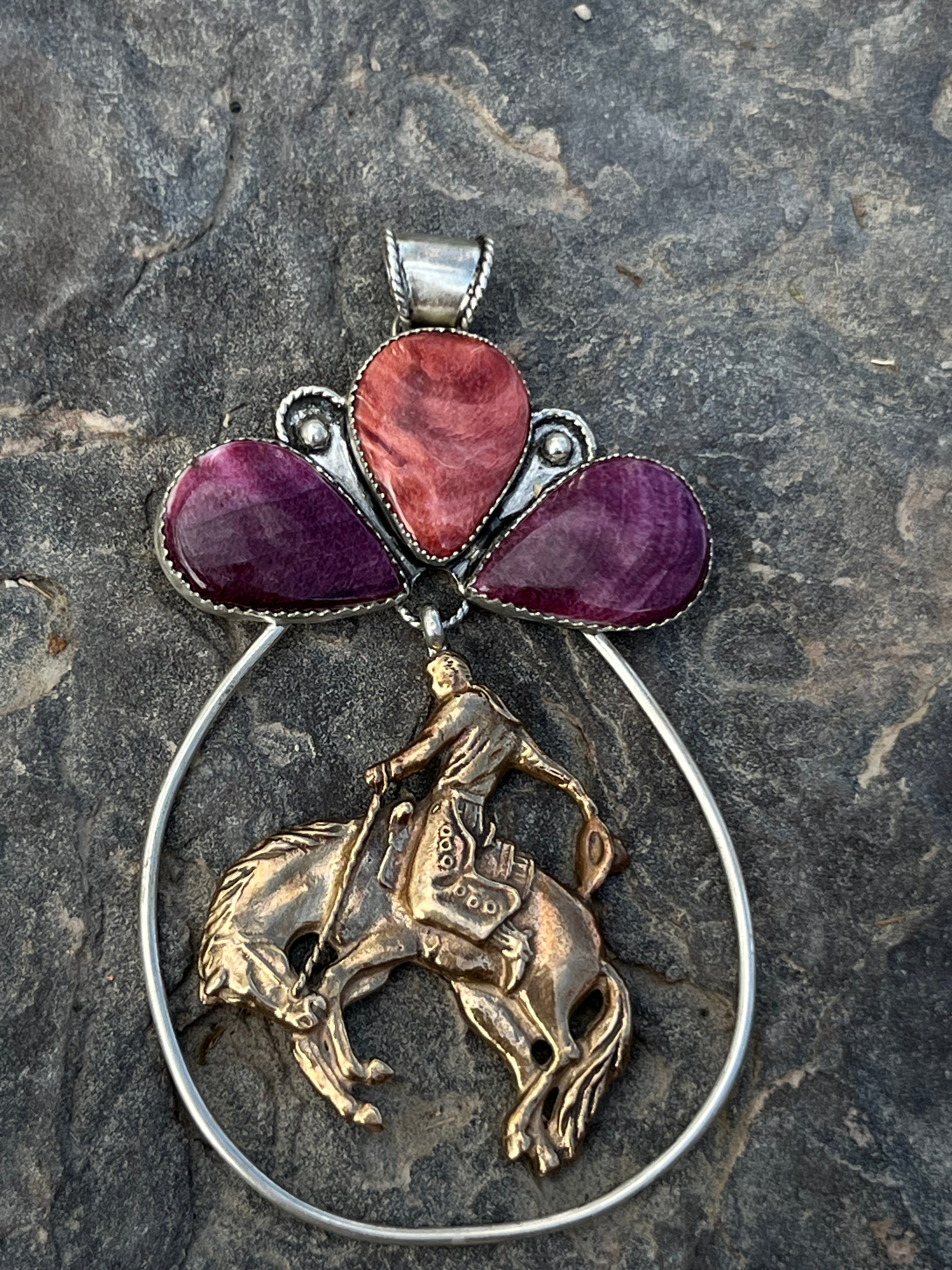 Bucking Bronco Pendant