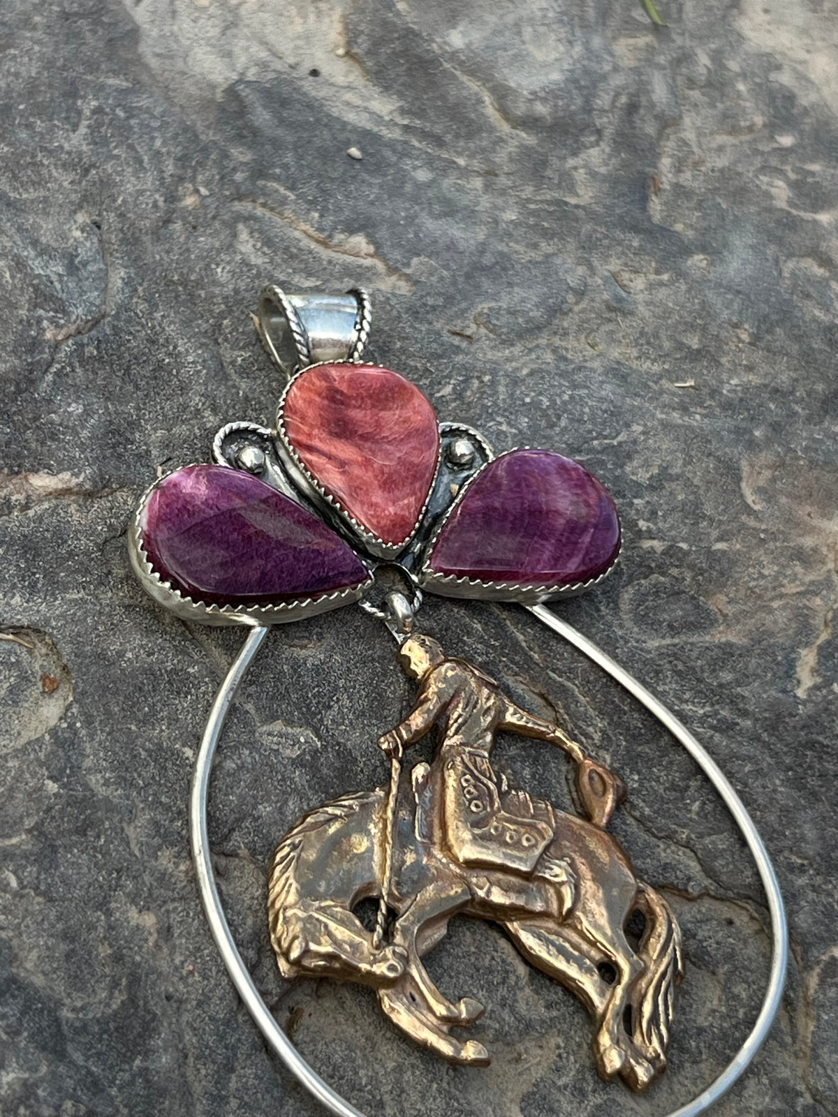 Bucking Bronco Pendant