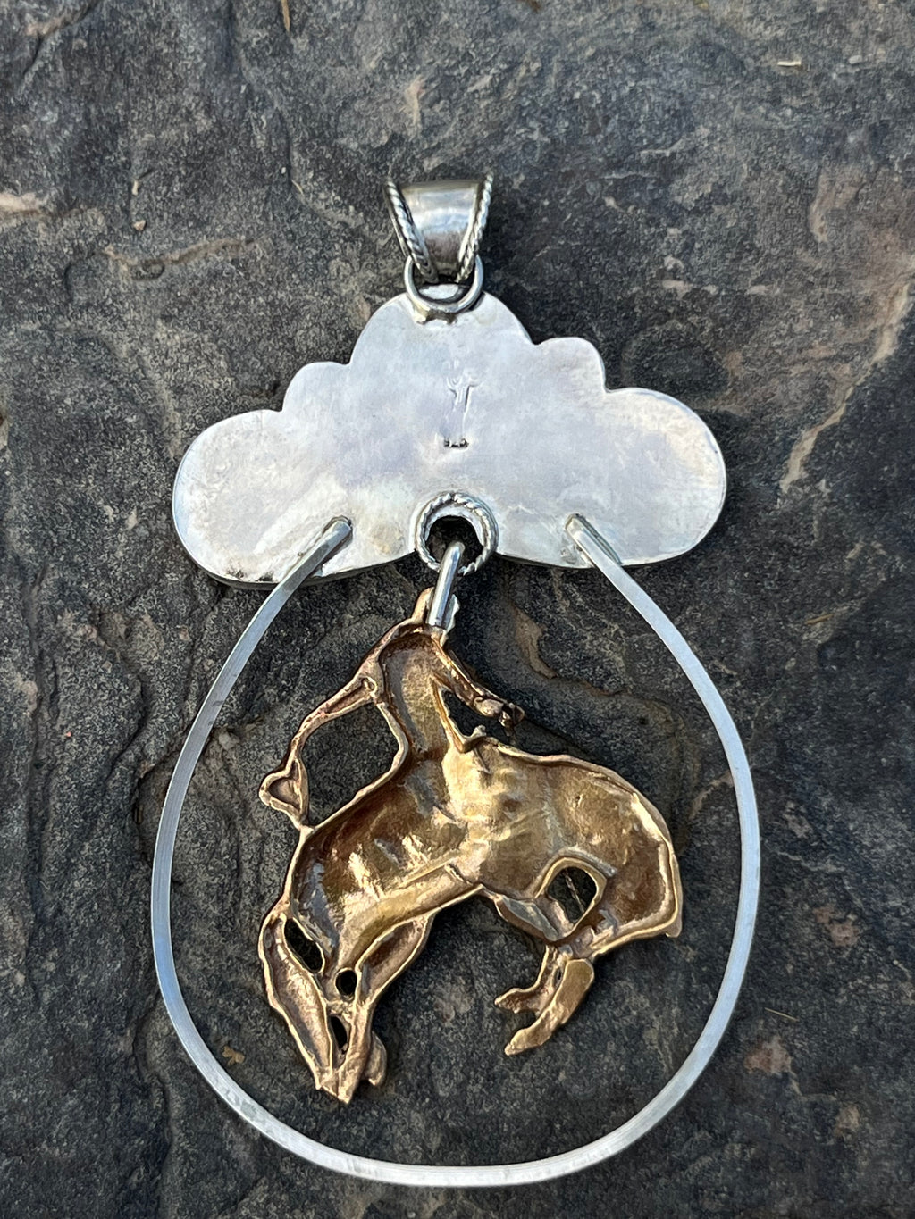 Bucking Bronco Pendant