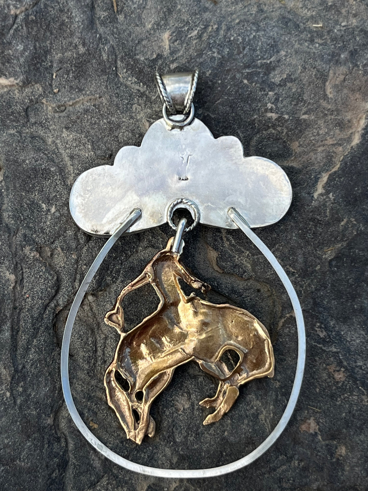 Bucking Bronco Pendant